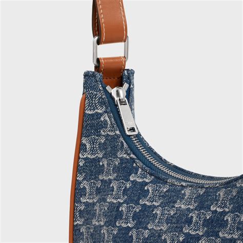 celine ava denim|Women's Ava bag in denim with Triomphe all.